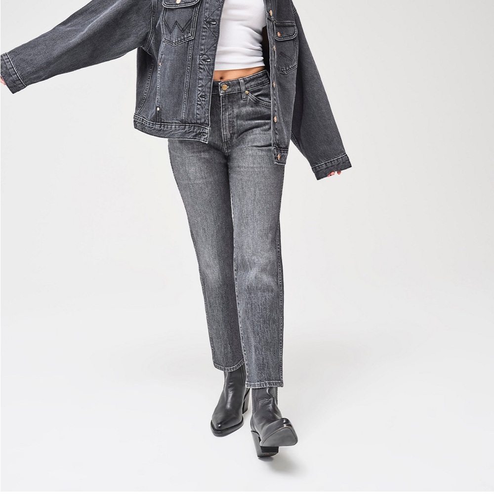 Wrangler Wild West High Rise Straight Jeans